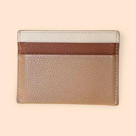 Burberry TB Colorblock Grain Leather Card Holder | NWOT - Picture 3 of 5